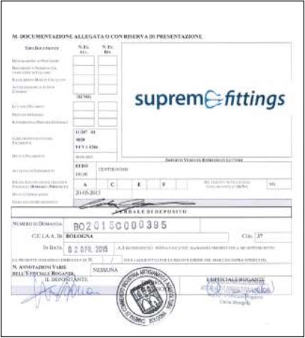 Supreme Fittings Trademark filing