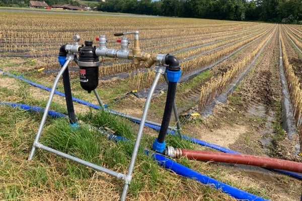 Drip application on field